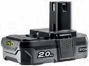 #RyobiToolsEurope ÚJ RB18L20 18 V 2,0 Ah Lithium+ akkumulátor Erőteljes 2,0 Ah Lithium+ akkumulátor nagyobb teljesítményt, hosszabb működési időt és hosszabb élettartamot biztosít, mint a megelőző