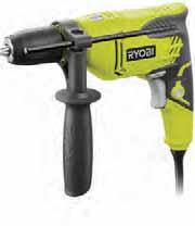 FÚRÁS #RyobiToolsEurope RPD500-G 500 W ütvefúró Változtatható sebesség, jobbra-balra forgás a teljes irányíthatóságért Kompakt kialakítás és kis súly biztosítja a kényelmes munkavégzést GripZone