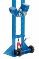 dob Ø terhelhetőség [kg] cikkszám KAT ABROLLER 200 107134 14,000 120 x 600 x 635 700 200 002 558 KAT ABROLLER 700 107135 26,000 160 x 750 x 780 1000 700 002 559 Kábeldobemelő készülék Karos