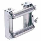 ROLLE PR3 50 105211 0,400 max. 50 002 881 Kábeltálca görgő 75mm, 3 görgős rendszer, görgő szélesség 130 mm; acél, görgő átmérő 30 mm, a 4.