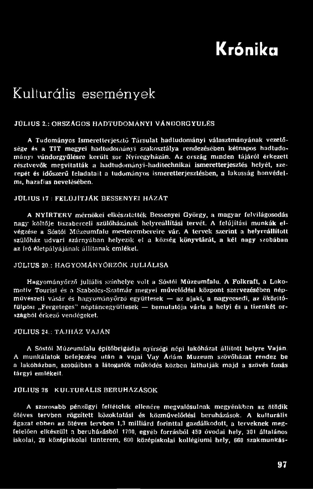 vándorgyűlésre került sor Nyíregyházán.