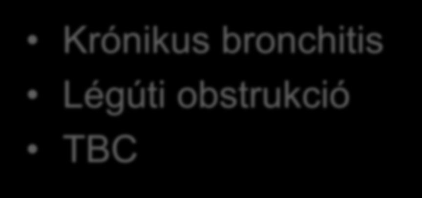 Szövődmények Krónikus