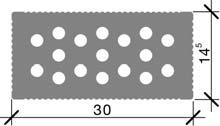 kg/db Üregek összes térfogata - 13 % A FALAZAT JELLEMZ I Vakolatlan falvastagság - 30 cm Anyagszükséglet - 52 db/m 2 Számított habarcsigény - 57 l/m 2 1 m 2 vakolatlan fal tömege Porotherm M 100