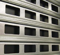 This shutter supplements the grids in certain fields (e.g. deep garages). In deep garages good ventilation, frequent or permanent use, aesthetic appearance are required.