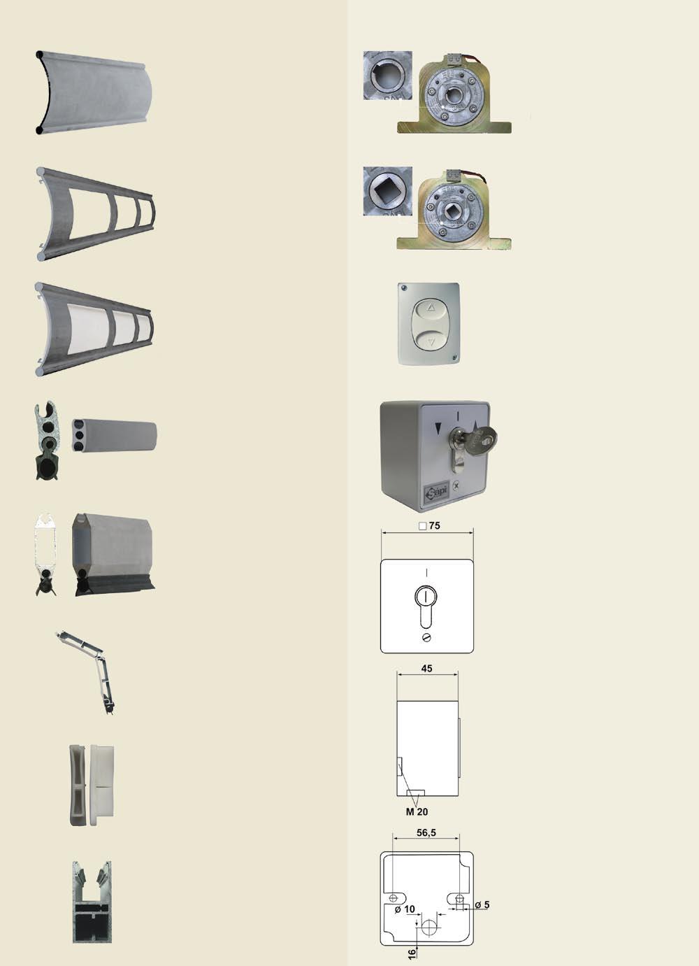 Aluroll EX-TR04 ZHG-01 Zuhanásgátló/ Safety Break Aluroll EX-AR04 ZHG-02 Zuhanásgátló/ Safety Break Aluroll EX-AR04 Ablak betéttel/ with Plastic Insert/ Fereastră cu încărcătură Nyomógombos