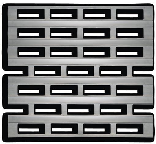 aluminiu extrudat Ablakos rácselemek jó átszellőző képességgel, masszív, nagy felületű kapcsolódással, kiválóan alkalmas nagy