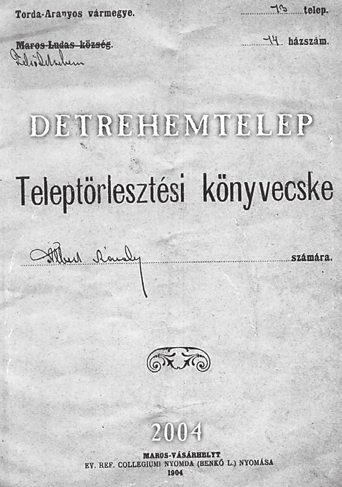Teleptörlesztési könyvecske 35.