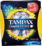 tampon 18 db 47,16 Ft Tampax Compak Pearl tampon