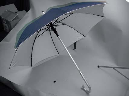 Art. 59 ø 05 x 89 cm S 0 x 5 cm P 5/50 UV-szűrős automata esernyő, alumínium vázzal, alumínium fogantyúval és