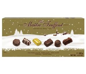 12 Christmas Mozartkugeln dobozos (200 g)