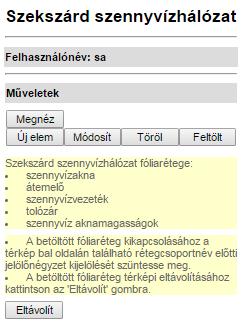 KÖZMŰHÁLÓZATOK A Feladatok lap lenyitásával tölthető be Szekszárd víz, szennyvíz,