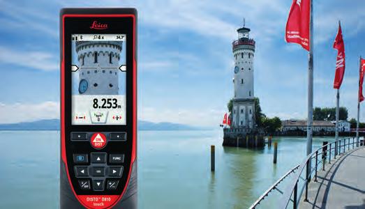 A Leica DISTO S910 lehetővé teszi az adatok WiFi kapcsolaton keresztüli továbbítását is.