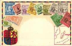 Hungarian stam ps with coat os