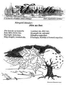 osztályosok írják, és ők is fogják olvasni, amikor megjelenik.