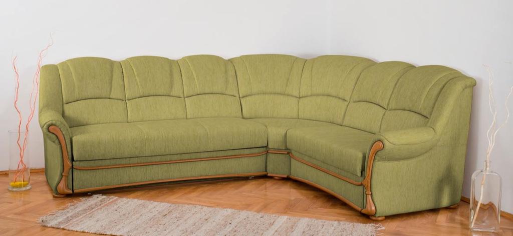 ülőgarnítúra Firenze sarok ülőgarnitúra 70 Háromüléses nyitható kanapé egy karral méret: 169x96x92 cm