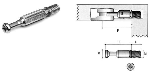 felület: horganyzott 00003310060 ø (mm) i (mm) L