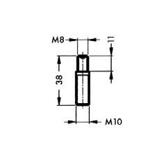 szálban alumina 00001515000 alumina 1 00001515005 A távtartók (Ø 35) az alábbi