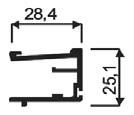 rendelhető: 2, m-es szálban alumínium 00014612000 8 nprince 2 fogantyúprofil 23x0,8 mm-es díszítő