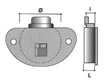 ø 30 mm L: 9 mm i: 8 mm SL04 vezetősín