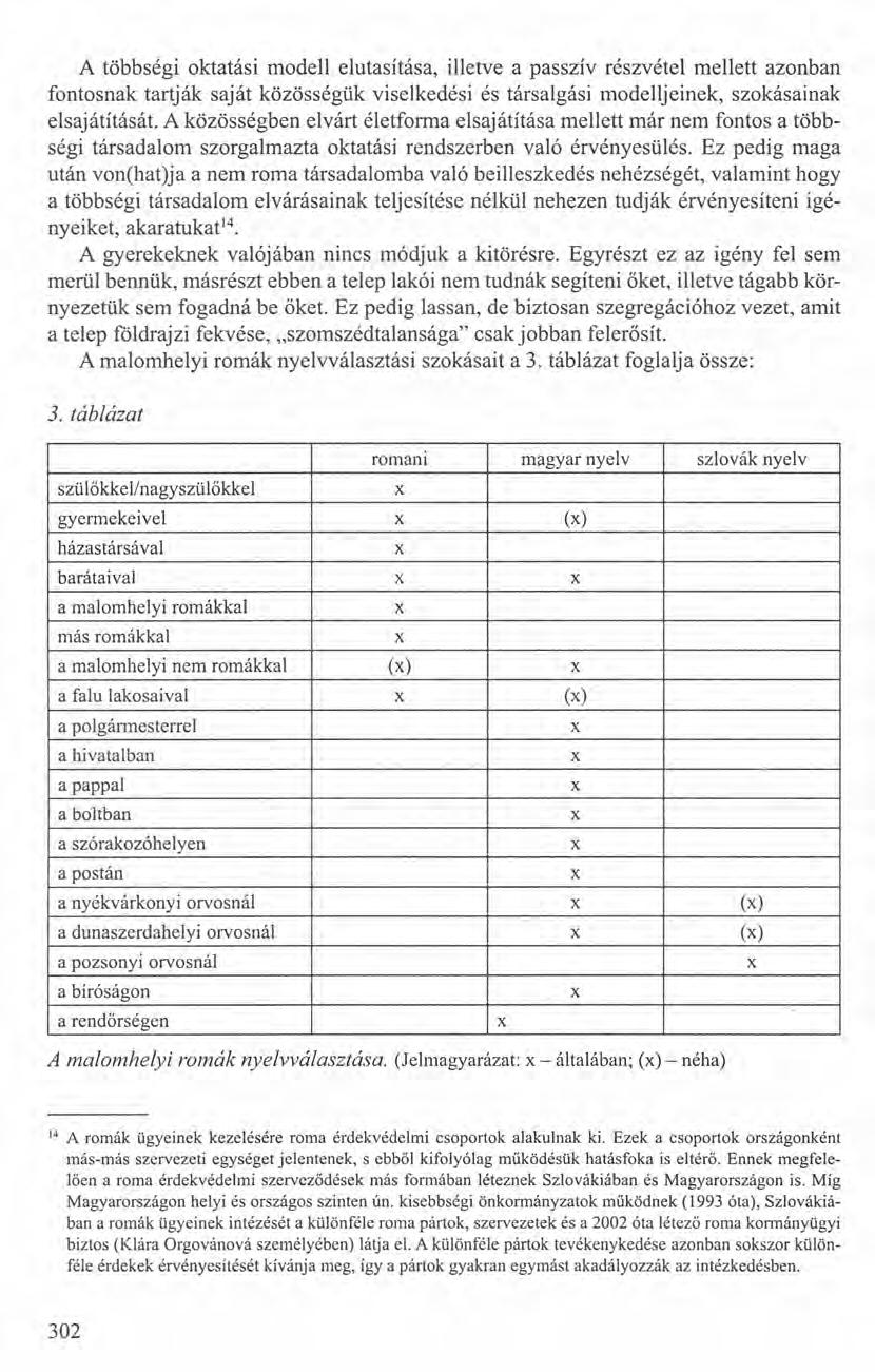 A többségi oktatási modell elutasítása, illetve a passzív részvétel mellett azonban fontosnak tartják saját közösségük viselkedési és társalgási modelljeinek, szokásainak elsajátítását.