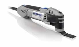 EGYÉB SZERSZÁMOK A Dremel Multi-Max MM40 A Dremel Multi-Max MM40 a legjobb teljesítményt nyújtó rezgőszerszám, Quick Lock gyors és szerszám nélküli tartozékbefogó szerkezettel.