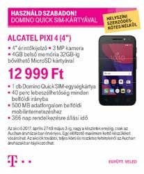 THM csökkentő áruhitel reprezentatív példa: Vételár: 625 000 Ft; Referencia THM: 9,92%; Önrész: 125 000 Ft; Törlesztőrészlet: 16 016 Ft; Hitelösszeg: 500 000 Ft; Futamidő: