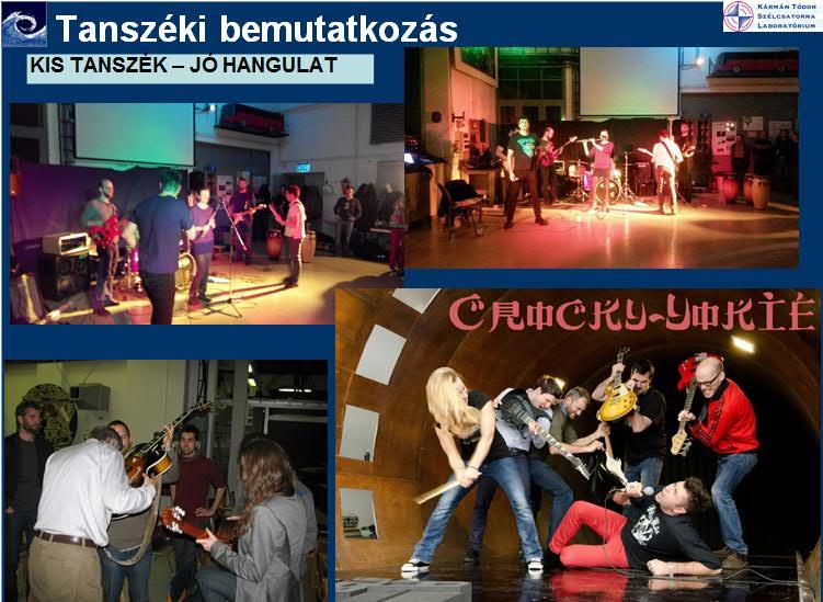 Tanszéki bemutatkozás KIS TANSZÉK JÓ HANGULAT IMPACT FACTOR BAND CROCKY-YOKIE BAND MIVEL FOGLALKOZIK AZ ÁRAMLÁSTAN?
