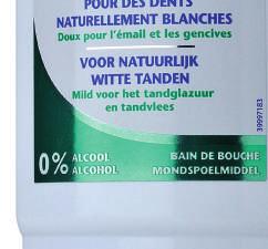 amely meggátolja azok ismételt adhézióját és felhalmozódását a B5 provitamin, az E-vitamin és az allantoin ápolja az ínyt a 250 ppm fluorid és izomalt