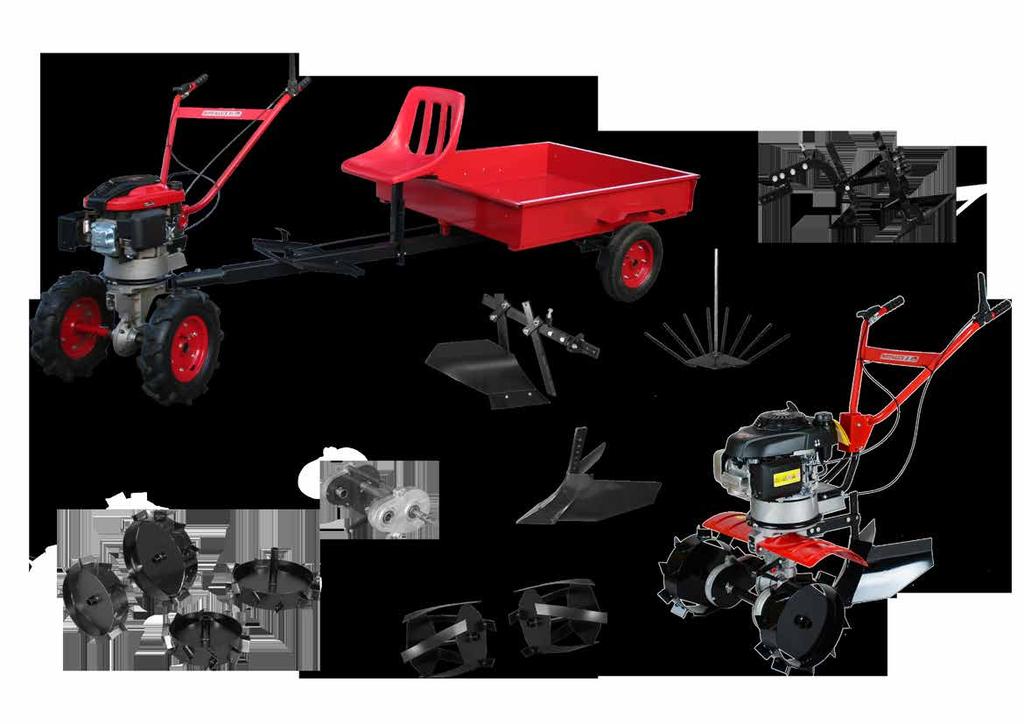Tillers Utánfutó / Trailer Sorközművelő / Cultivator Jobbra
