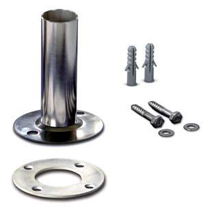 Med-hez 4 fokos / Ladder for overflow pools 4 steps AISI316 15.