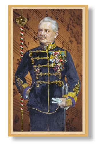 Fricsay tablókép (www.fricsay.hu) 16.) karmester. Kremsierben és Olmützben tanult. 1897-től katonakarmester. Székesfehérvárott megszervezte a filharmóniát és megalapította a zeneiskolát.