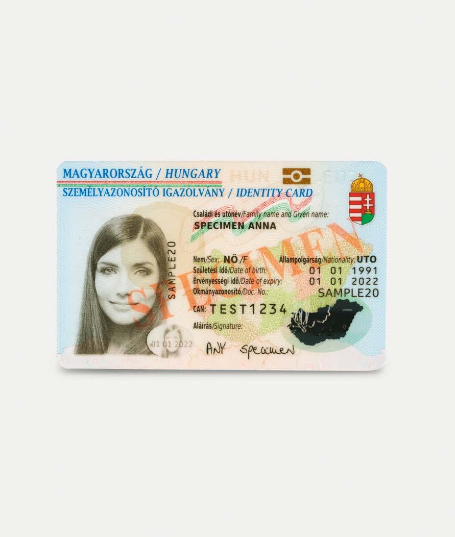 50 Új elektronikus személyazonosító igazolvány Magyarországon Magyarországon 2016.