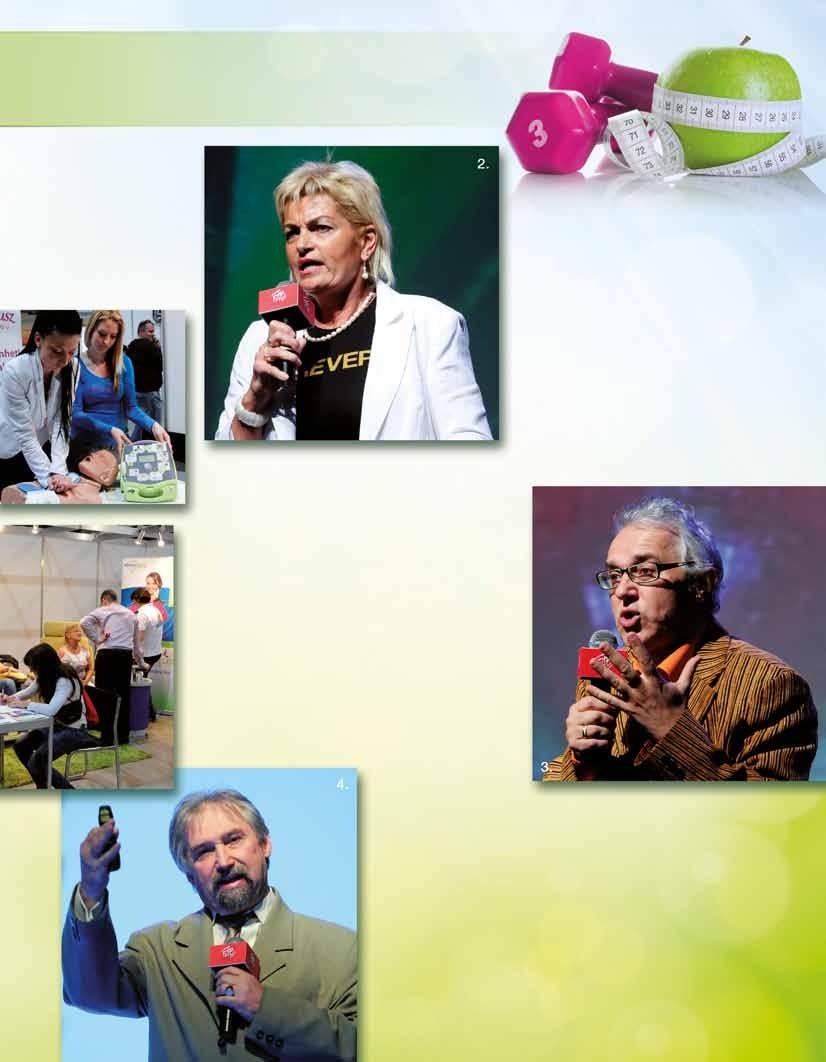EGÉSZSÉGNAP Davis Erika gyógytornász, senior manager harminc éves tapasztalattal rendelkezik a gerincproblémák kezelésében. Előadásában a rendszeres mozgás jelentőségét hangsúlyozza.