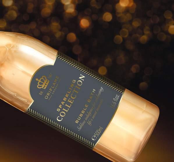 inspirálta Sparkling Collection habfürdővel.