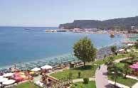 AMBASSADOR HOTEL **** (Kemer) A szálloda Kemer központjában, kb. 50 méterre található a tengerparttól, és kb.