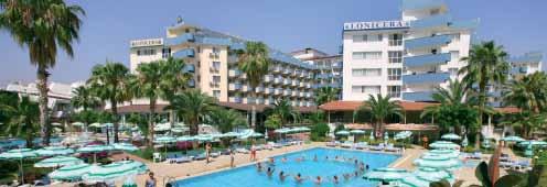 A szállodakb. 110 méterre található a tengerparttól, kb. 3 km-re Konakli-tól, kb. 6 km-re Alanyától és kb. 120 km-re Antalya repülőterétől. 1996-ban épült, a 2015. szezonra felújítják.