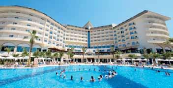 500 méterre Okurcalar településtől, kb. 36 km-re Alanya központjától és kb. 90 km-re Antalya repülőterétől. 2008-ban épült.