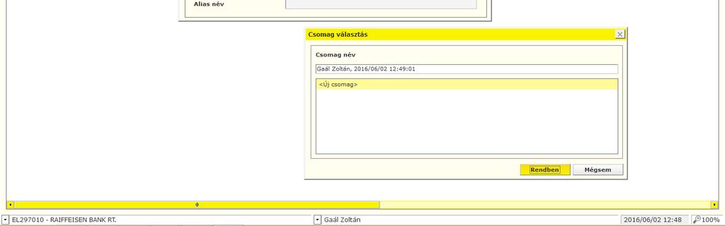 Indítsa el az Electra programot, majd