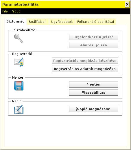 Az Electra Terminál eseményei naplózhatók, azaz nyomon követhető, hogy ki, mikor, milyen műveletet hajtott végre az ügyfélprogramban.