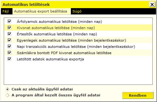 14 Megbízások Az Electra Terminál ügyfélprogram különféle forint, -deviza, -inkasszó, -csoportos megbízások, űrlapok és levél benyújtását teszi lehetővé.