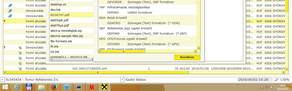 külső egységre menüpontra. 2.