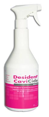 Fertőtlenítők Desident Cavicide tisztító és fertőtlenítő folyadékok 21 akcióban A Desident Cavicide felület és műszerfertőtlenítő nem kritikus műszerek fertőtlenítéséhez használható.