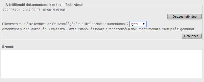 Letöltési párbeszédablak több kijelölt irat együttes letöltése esetén: angol nyelvű Firefox böngésző Ilyenkor ne nyissuk meg rögtön ( Open with ), hanem először mentsük le a Fájl mentése / Save File