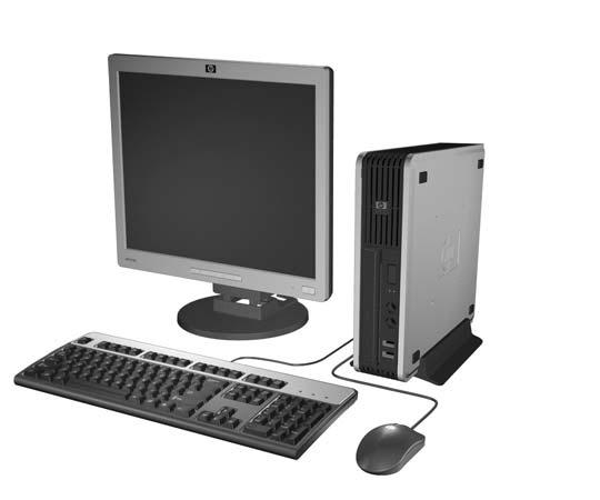 1 A termék jellemzői Általános konfigurációs jellemzők A HP Compaq ultravékony asztali számítógép típusonként eltérő felszereltséggel kerül forgalomba.