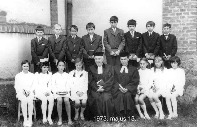 1973. május 13. Borbély József György M., Káldy László Mk., Molnár Ilona M., Nagy Mária Zsh., Nagy Péter Zsh., Nagy Sándor Kf., Németh Ottó Mk.