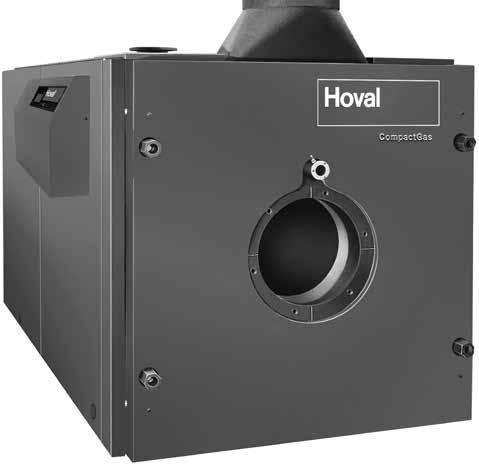Hoval CompactGas (700-4200) alacsony hőmérsékletű, álló gázkazán ermékleírás Hoval CompactGas Felépítés Nagyhatékonyságú gázkazán (EN 14394 szerint) a legmodernebb kondenzációs technika szerkezeti