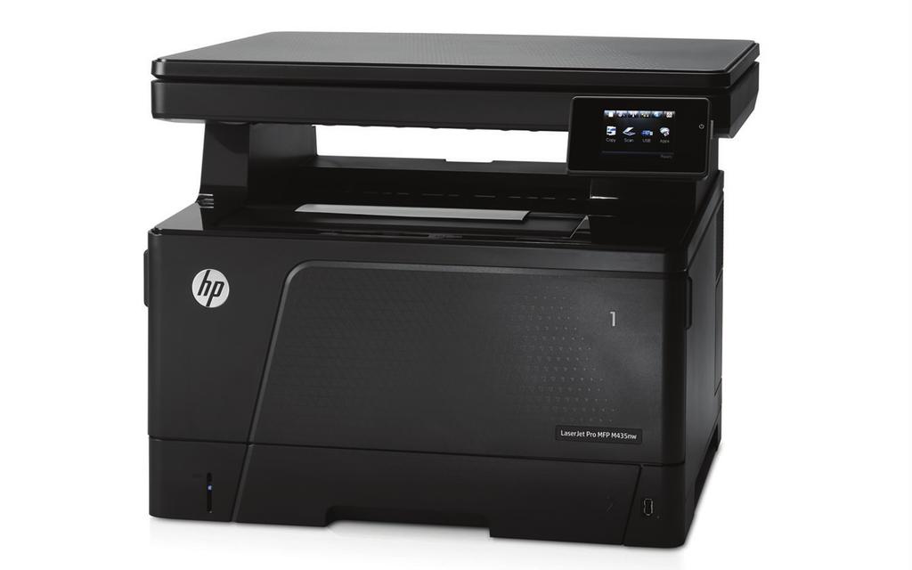 Adatlap HP LaserJet Pro M435 többfunkciós nyomtatósorozat Az irodai hatékonyság következő szintjére léphet gyorsan nyomtathat, olvashat be és másolhat akár A3 papírméretben is.