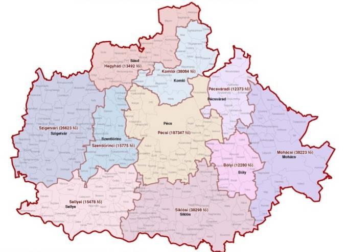 1.2.3 Épített környezet A város vonzáskörzete A vonzáskörzet értelmezése közigazgatási, természeti, gazdasági, illetve épített környezet és infrastruktúra szempontjából erősen eltérő.