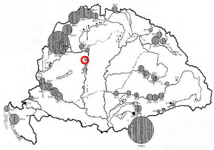 Vízenergia Vízenergia termelésre a nagyobb vízszint-változású vízfolyások alkalmasak, így előfordulásuk Magyarország térképéről leolvashatók.