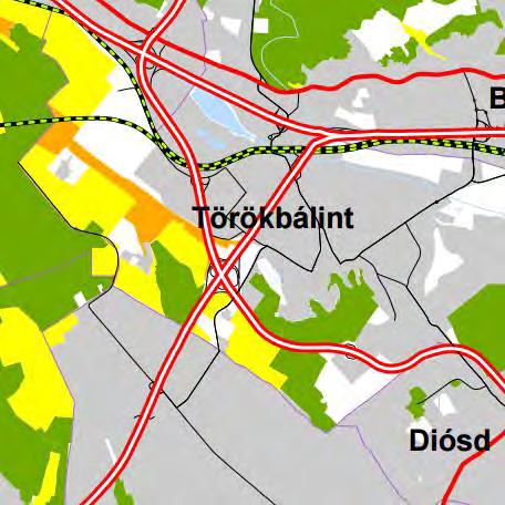 Ökológiai hálózat övezete (3.1. sz.